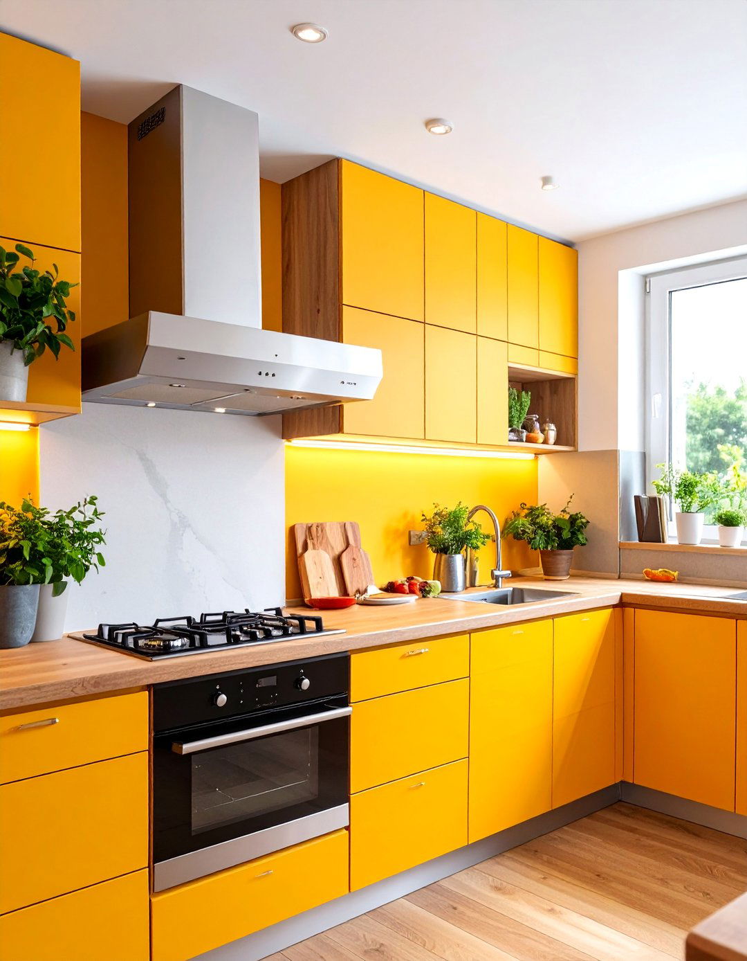 Under Cabinet Low Profile Range Hood with LED Lighting - 25 Range Hood Ideas