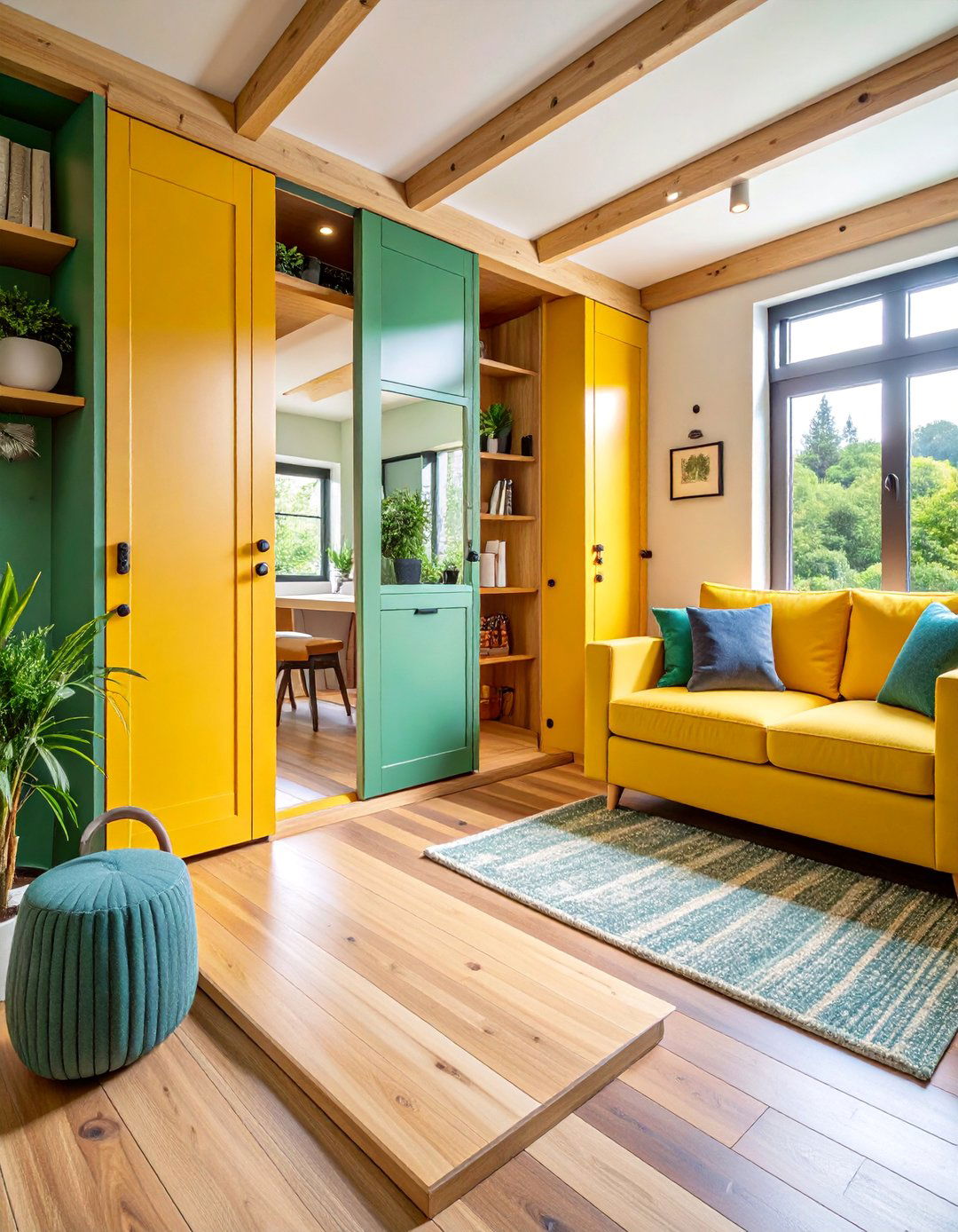 Under Floor Hidden Storage with Trap Doors - 25 Tiny House Storage Ideas