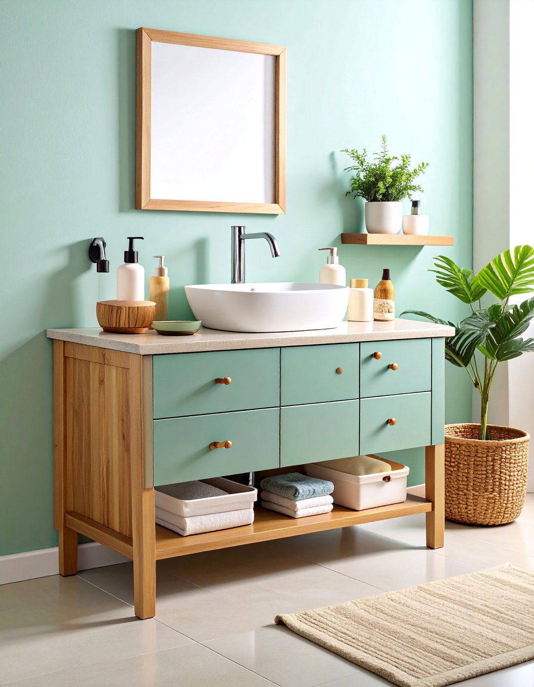 Under Sink Pull Out Drawer System - 25 Bathroom Storage Ideas