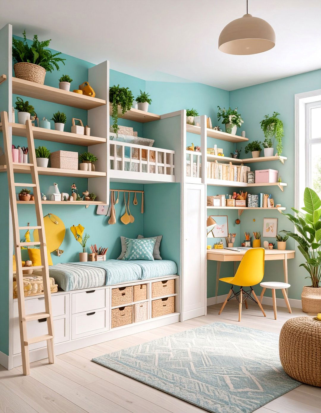 Under Stair Craft Hideaway - 25 Small Craft Room Ideas