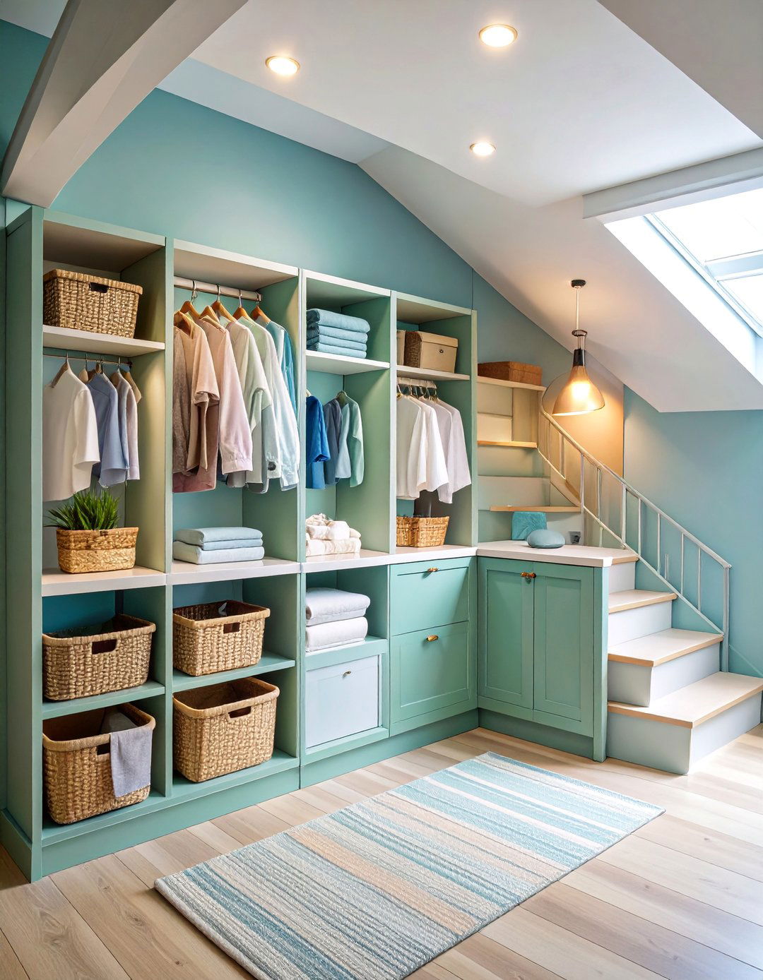Under Stair Laundry Basket Nook - 25 Laundry Basket Storage Ideas