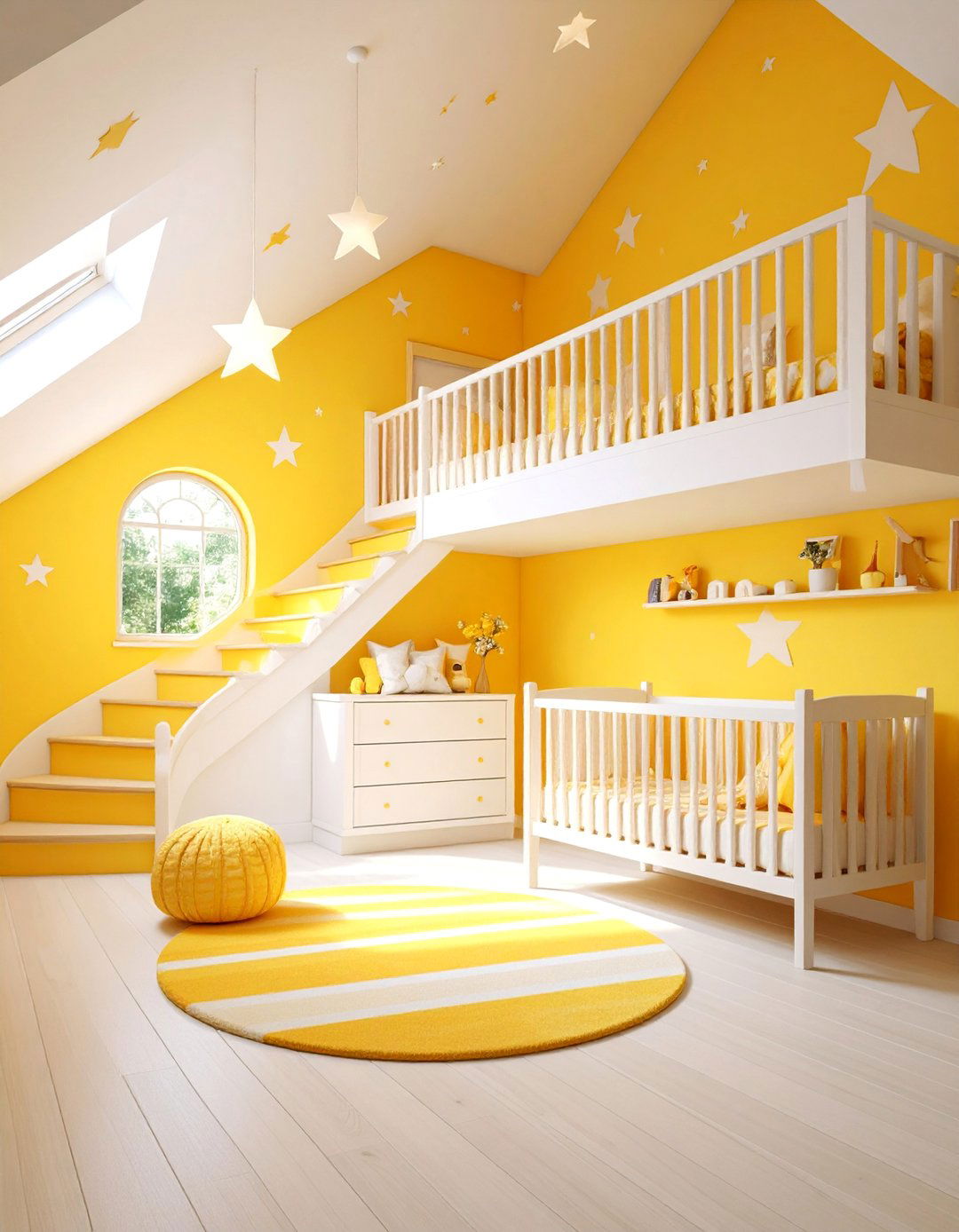 Under Stair Nursery with Custom Built Ins - 25 Small Nursery Ideas