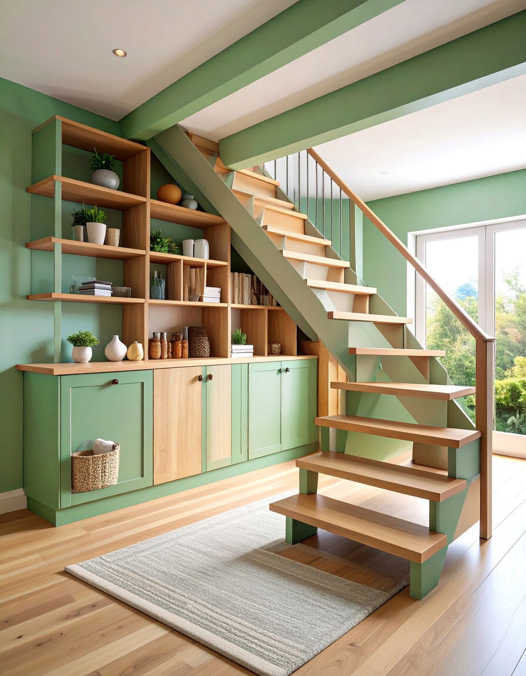 Under Stair Pantry with Custom Solutions - 25 Larder Cupboard and Pantry Ideas for Your Kitchen