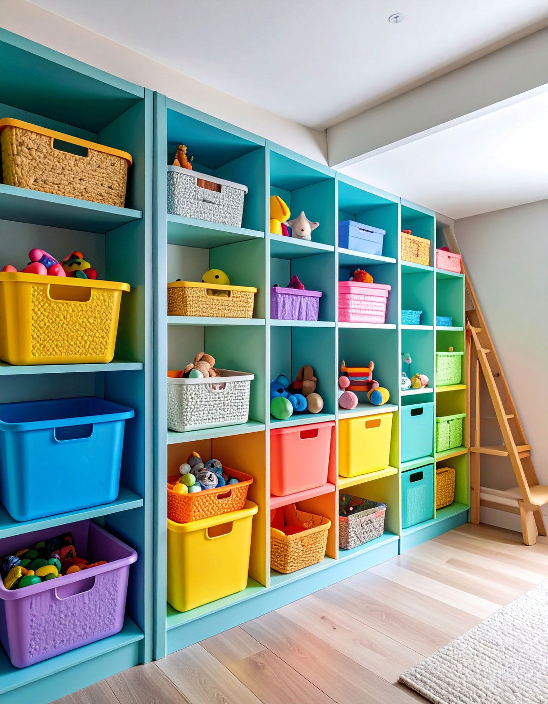 Under Stair Playroom Storage - 25 Toy Storage Ideas