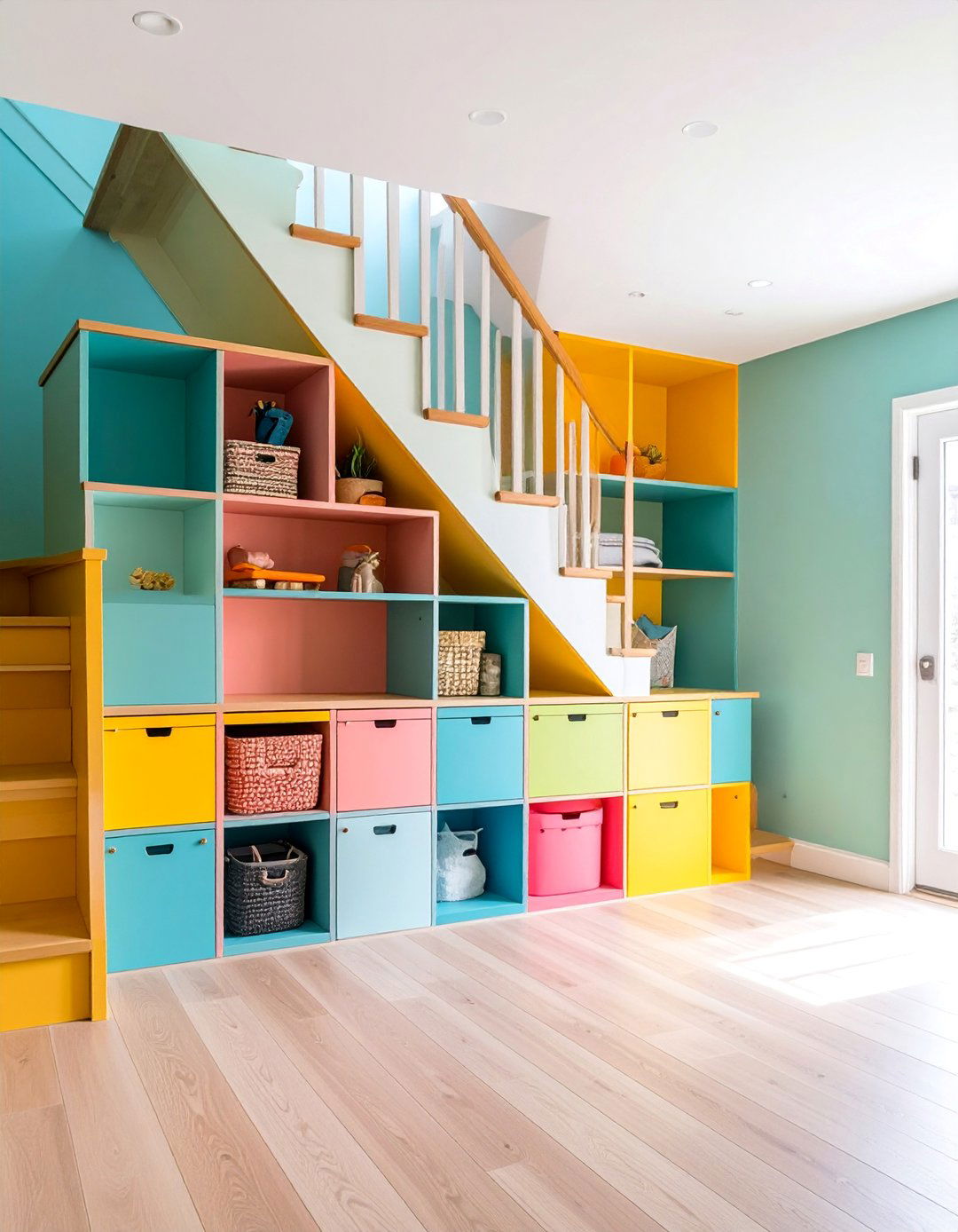 Under Stair Storage Conversion - 25 Mudroom Storage Ideas