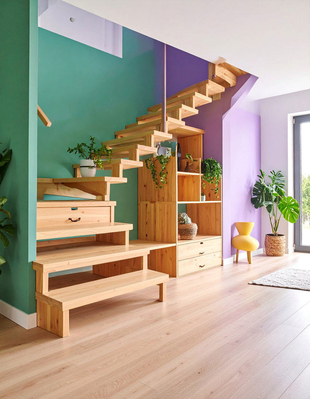 Under Stair Storage Solution with Pull Out Drawers - 25 Staircase Ideas