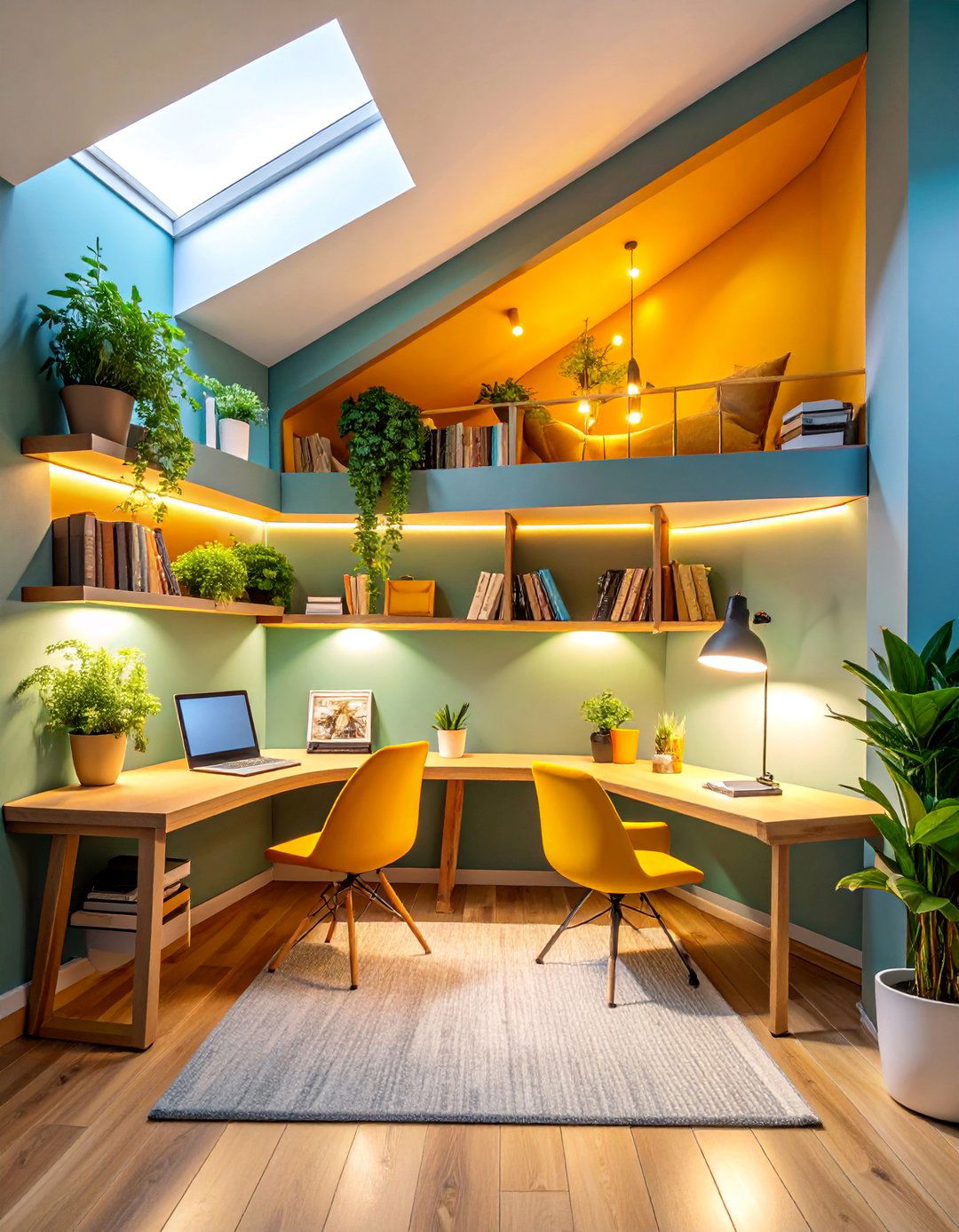 Under Stairs Study Hideaway - 25 Study Room Ideas