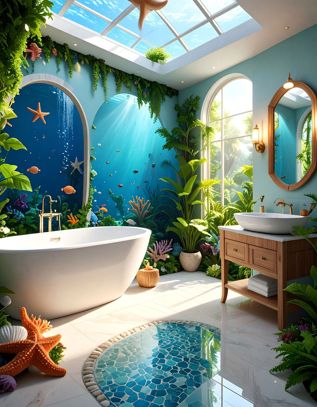 Under the Sea Ariel Bathroom - 25 Disney Bathroom Ideas