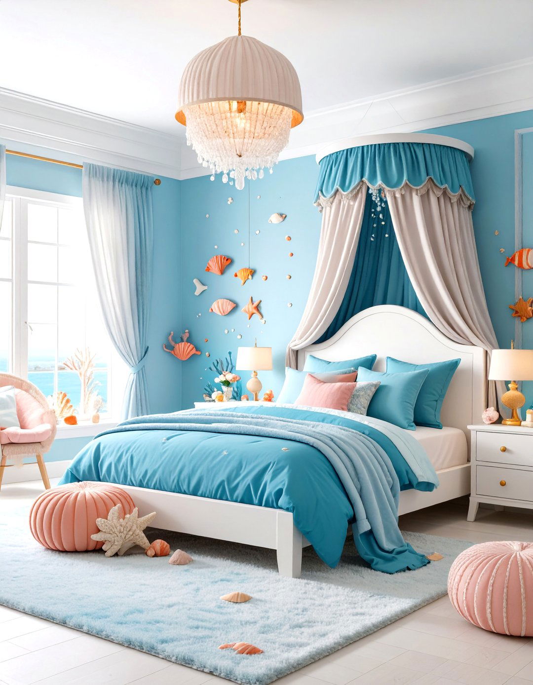 Under the Sea Mermaid Paradise - 25 Disney Bedroom Ideas