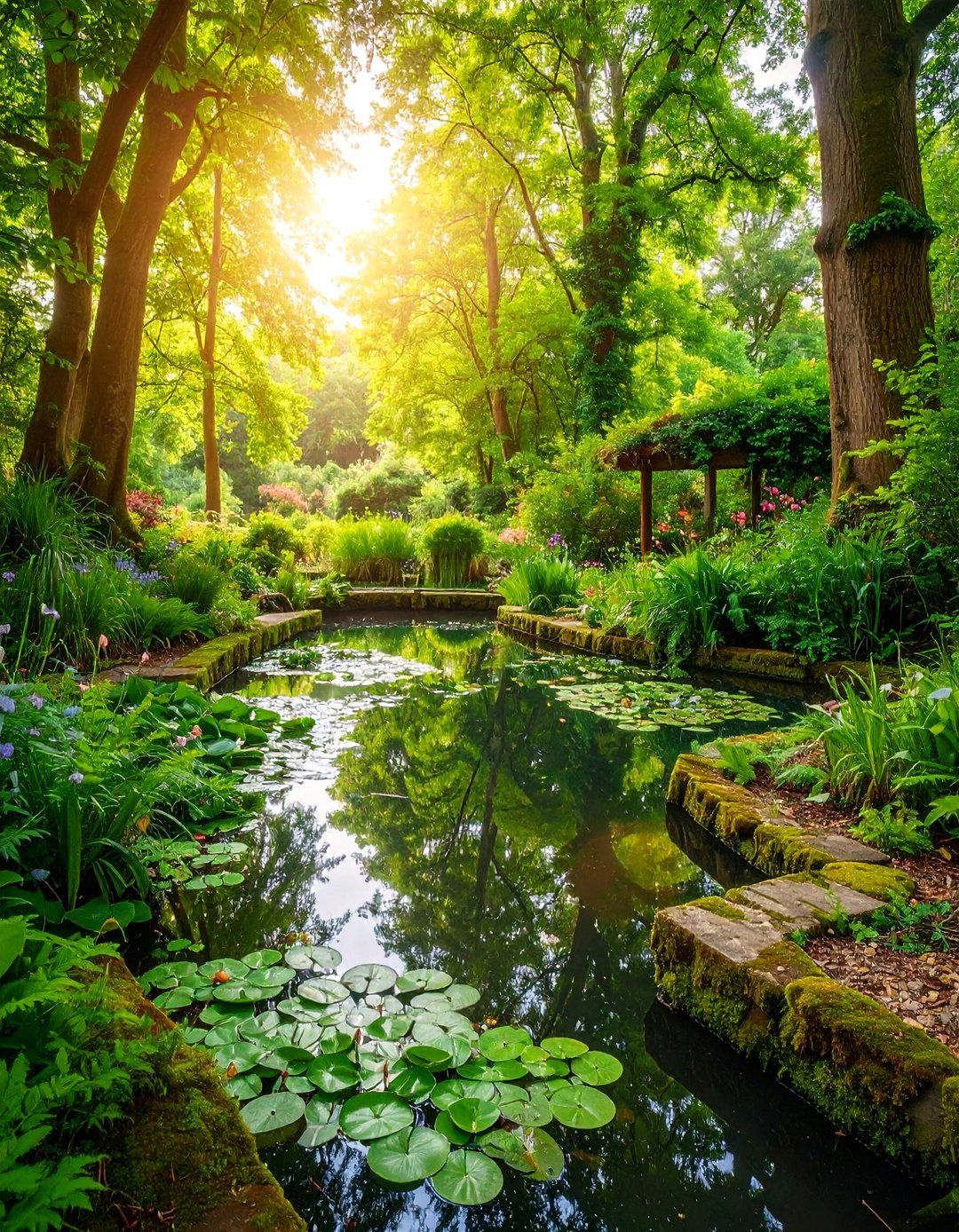 Underground Spring Fed Duck Pond with Natural Overflow - 25 Duck Pond Ideas