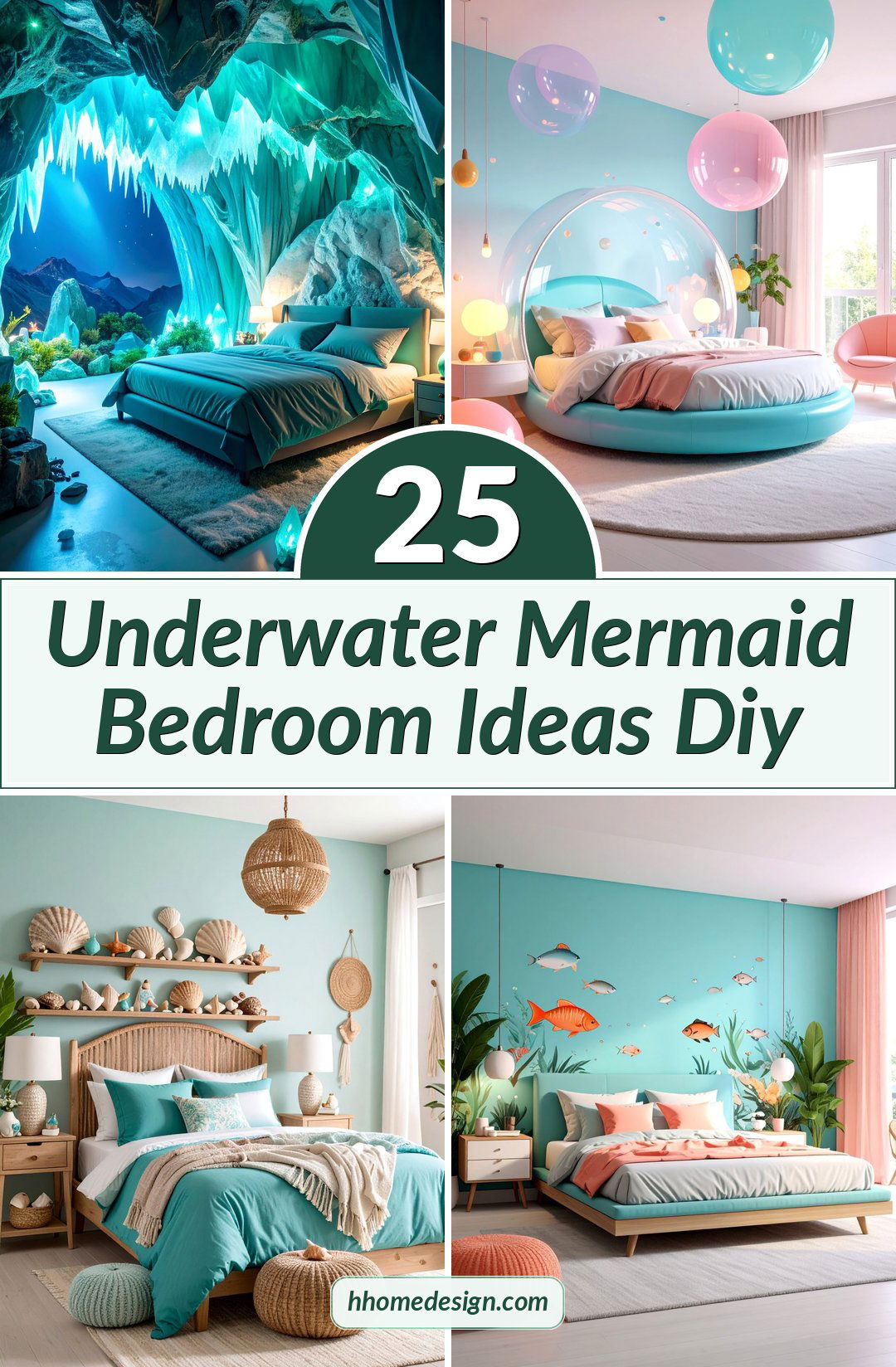 25 Underwater Mermaid Bedroom Ideas Diy