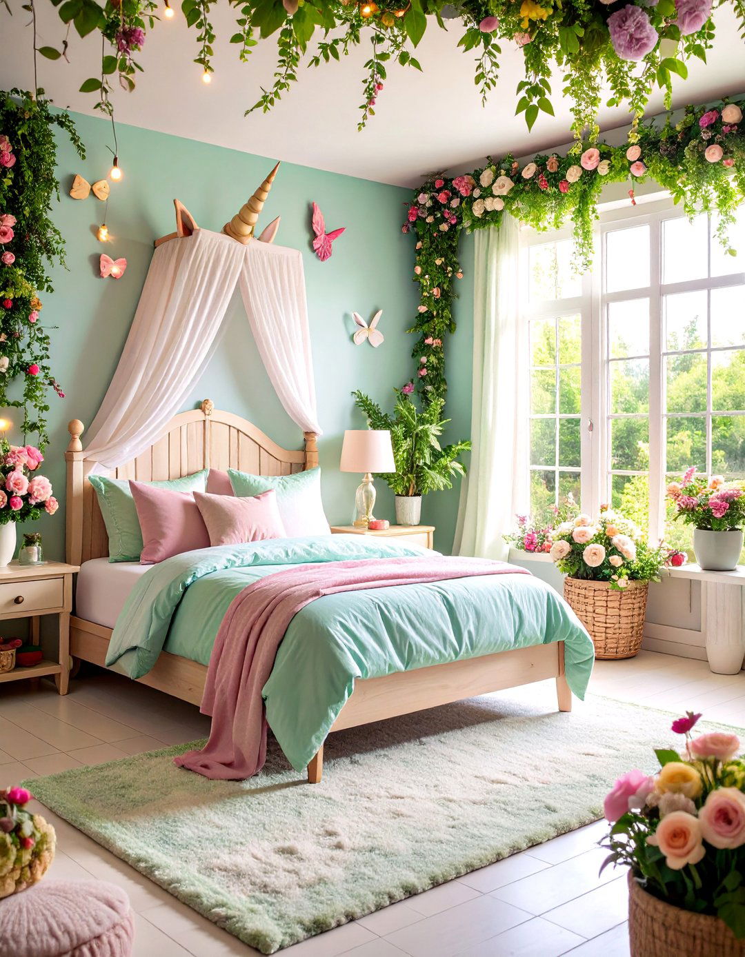 Unicorn Garden Bedroom - 25 Unicorn Bedroom Ideas