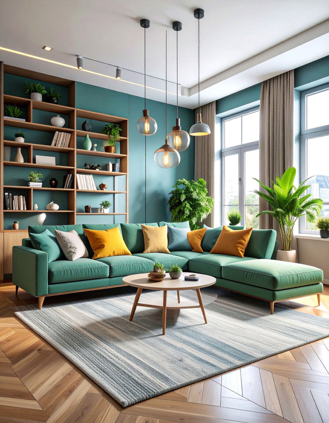 Urban Chic Greige Apartment - 25 Greige Living Room Ideas