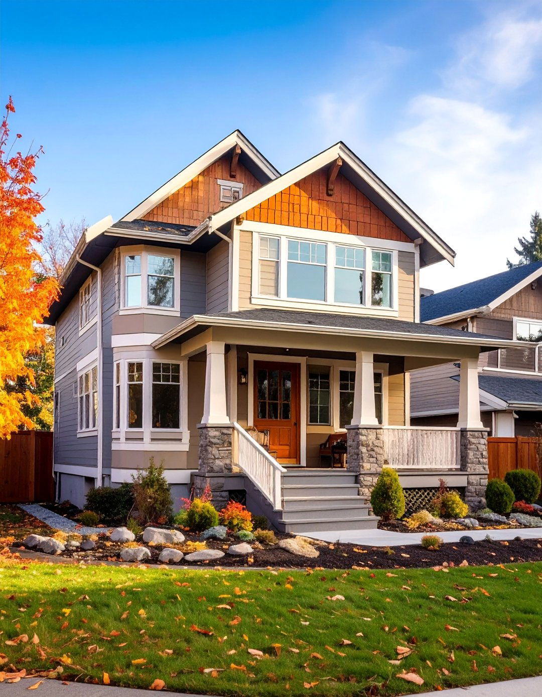 Urban Craftsman with Compact Footprint - 25 Craftsman Style House Exterior Ideas
