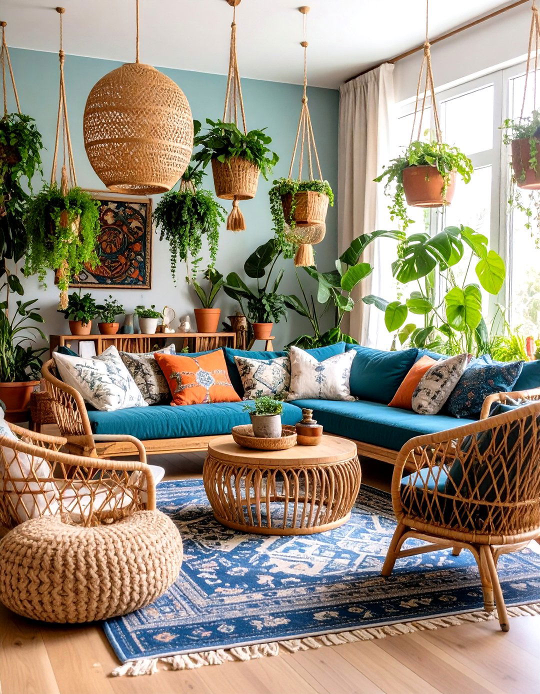 Urban Jungle Plant Centric Living Room - 25 Apartment Small Living Room Ideas