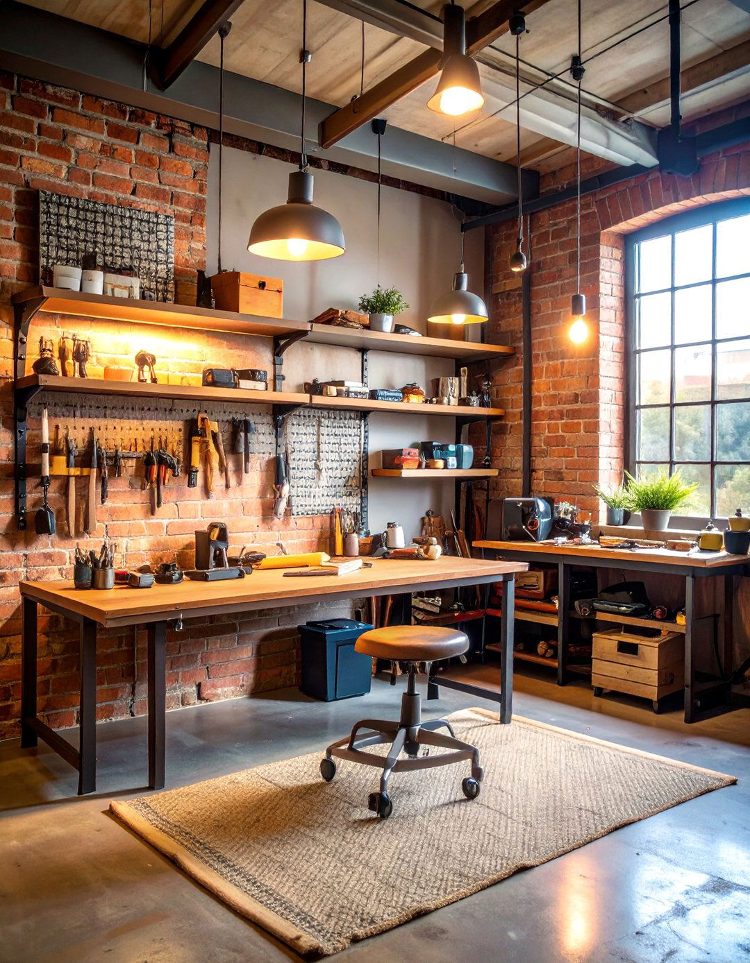 Urban Loft Corner Workshop - 25 Living Room Corner Ideas
