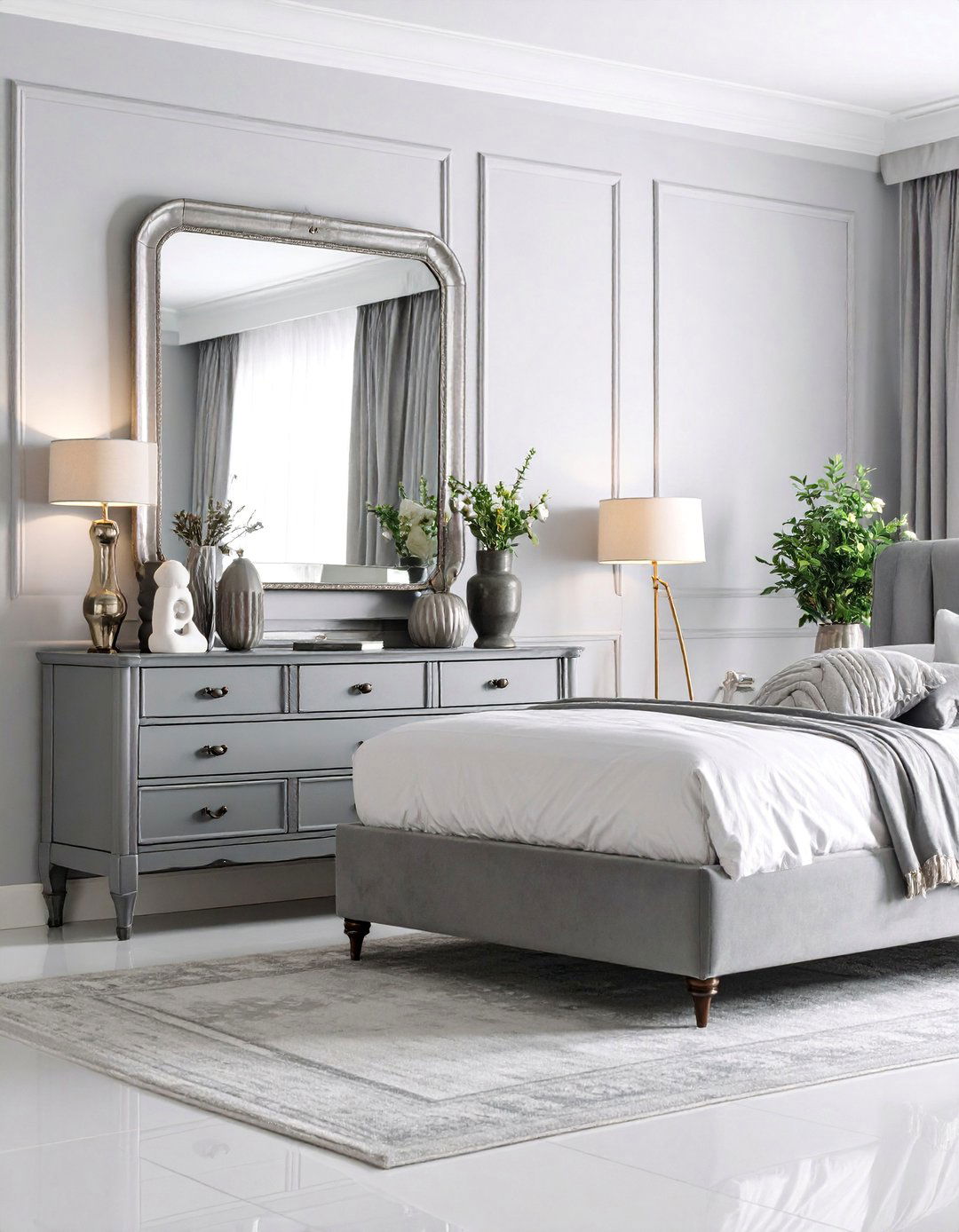 Urban Loft Dresser Styling with Contemporary City Flair - 25 Dresser Decor Ideas