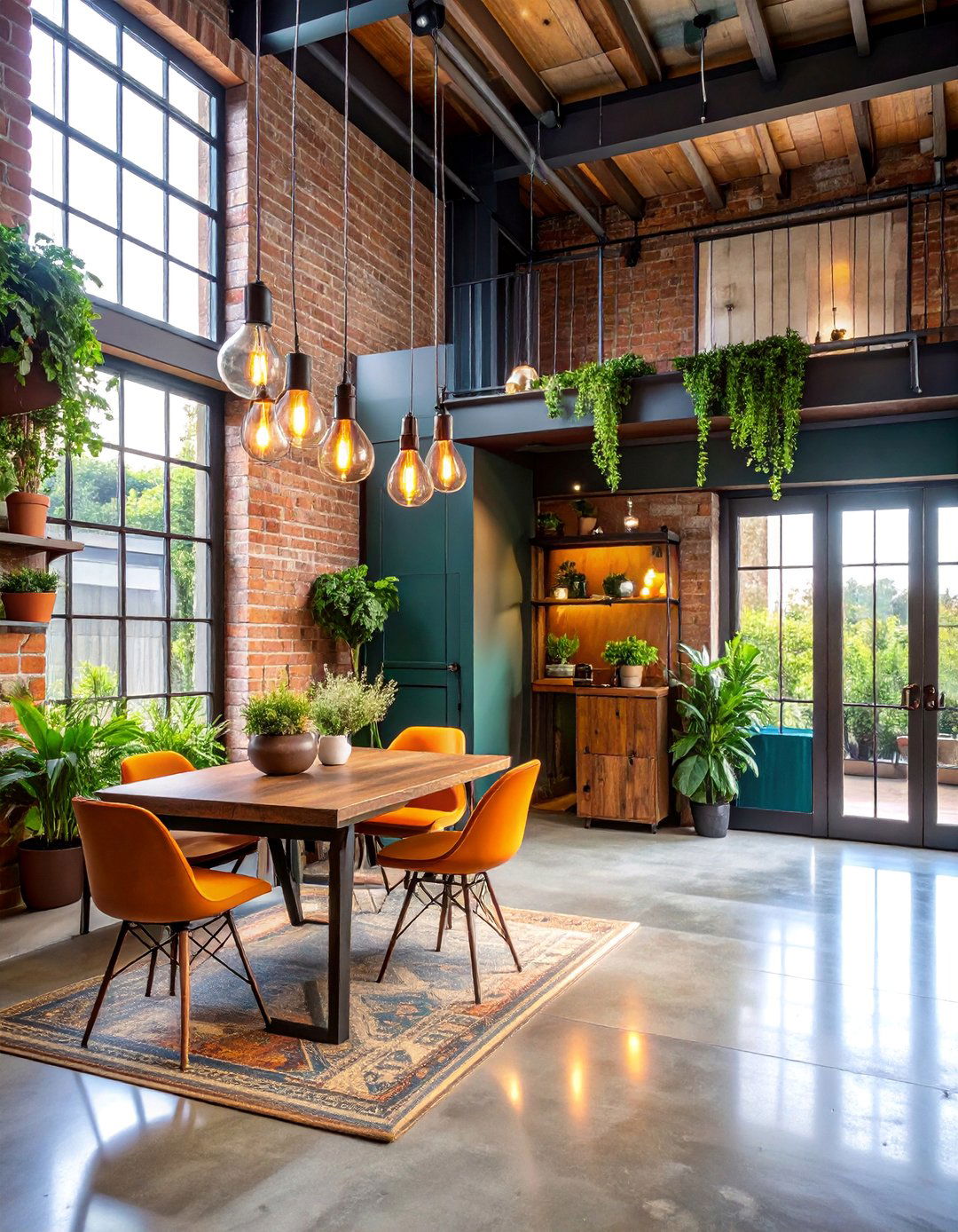 Urban Loft Entryway with Exposed Architectural Elements - 25 Entryway Ideas