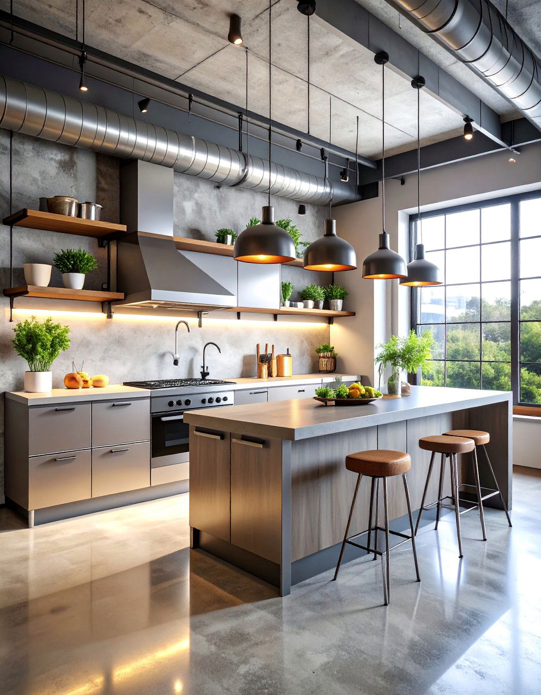 Urban Loft Studio Kitchenette - 25 Kitchenette Ideas