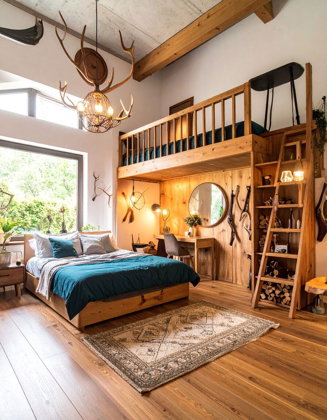 Urban Micro Loft Hunting Room - 25 Hunting Room Ideas