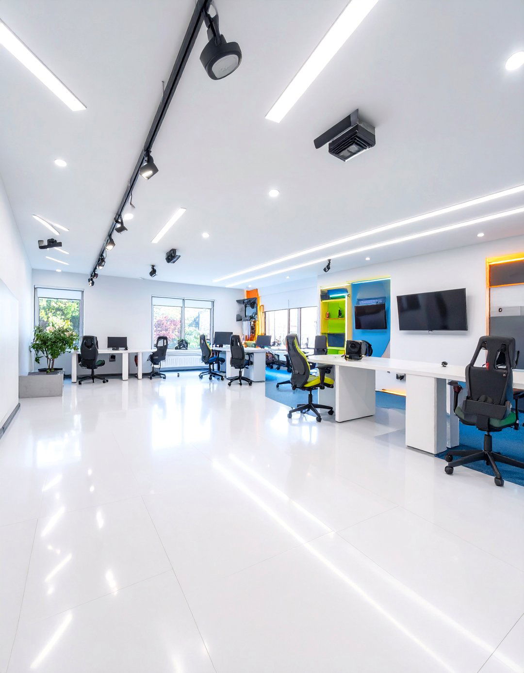 VR Integration Arcade Room with Immersive Technology - 25 Arcade Room Ideas