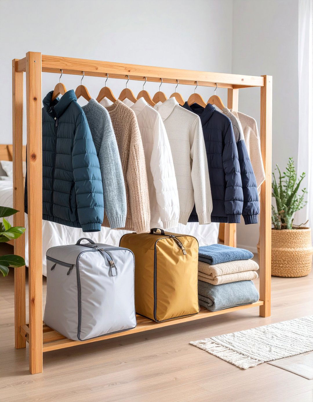 Vacuum Sealed Travel Compression Bags for Versatile Storage - 25 sweater storage ideas