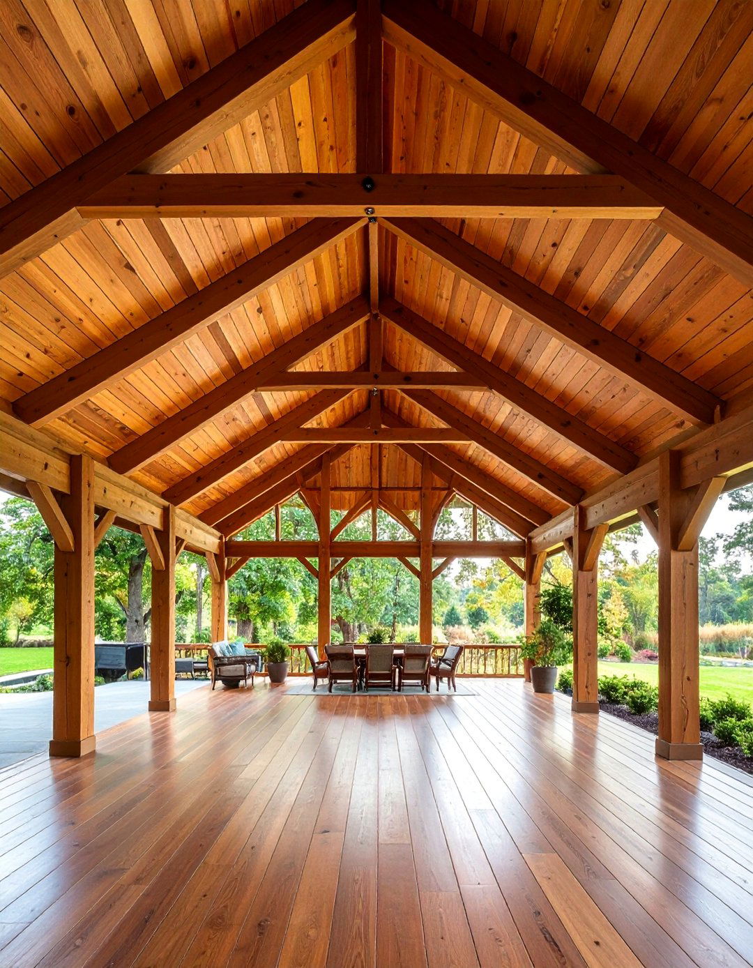 Vaulted Cathedral Ceiling - 25 patio ceiling ideas