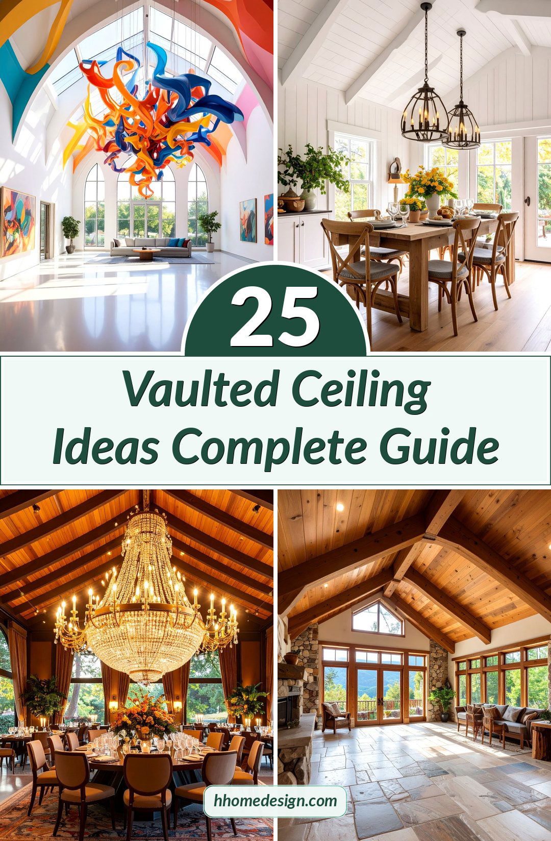 25 Vaulted Ceiling Ideas Complete Guide