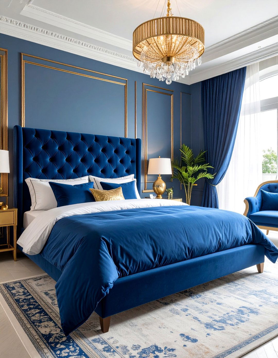 Velvet Lounge Bedroom with Jewel Tones - 25 70s Bedroom Decor Ideas