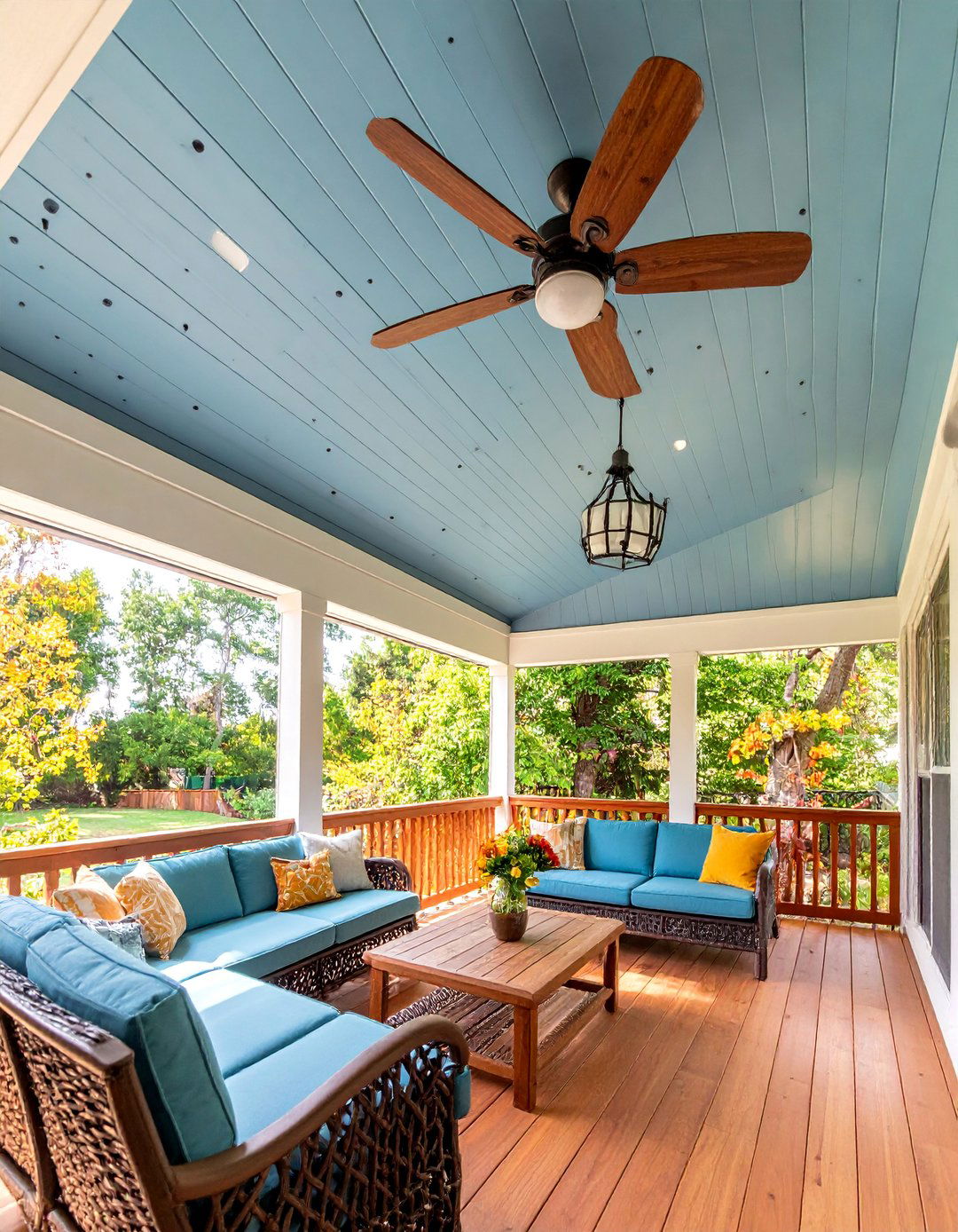 Vented Vinyl Soffit Ceiling System - 25 Vinyl Porch Ceiling Ideas