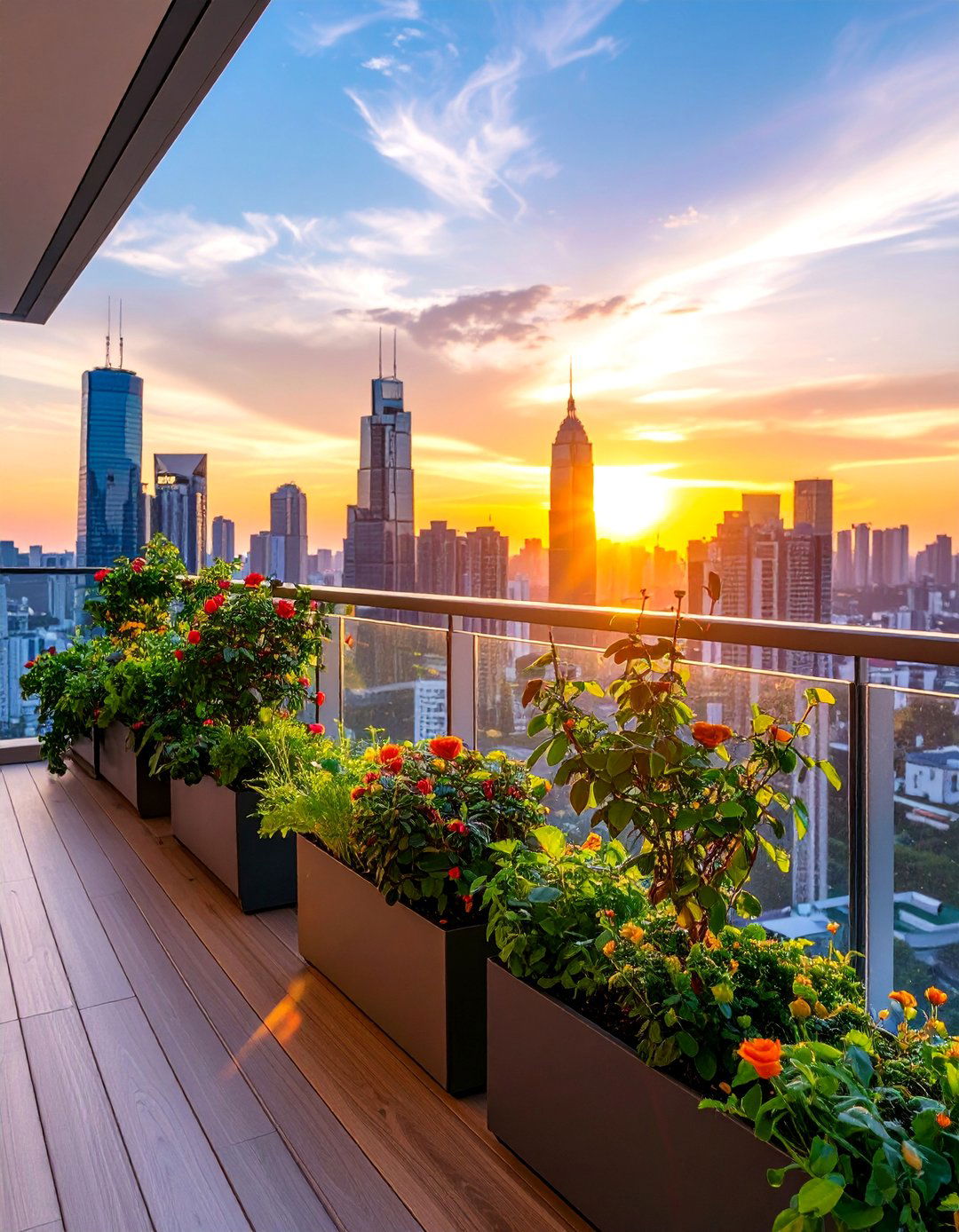 Vertical Balcony Rose Garden - 25 Rose Garden Ideas