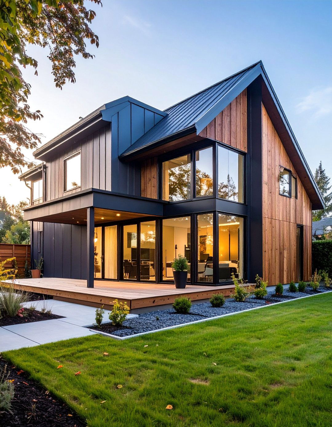 Vertical Board Craftsman with Industrial Elements - 25 Craftsman Style House Exterior Ideas