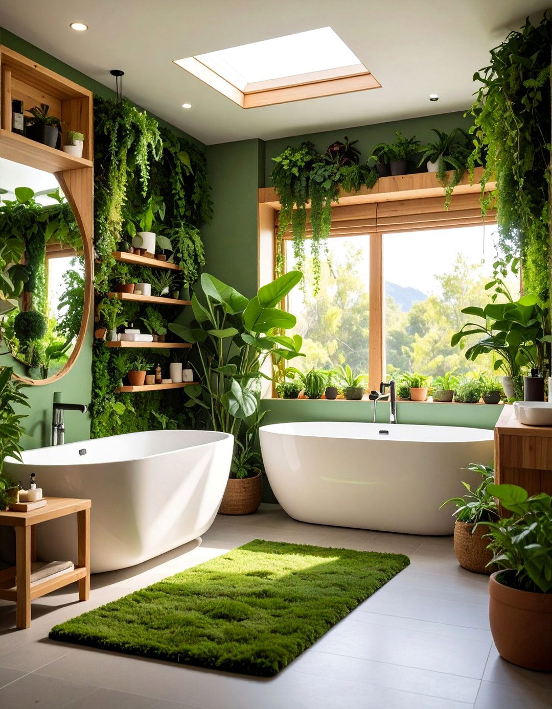Vertical Garden Bathroom Oasis - 25 Small Rv Bathroom Ideas
