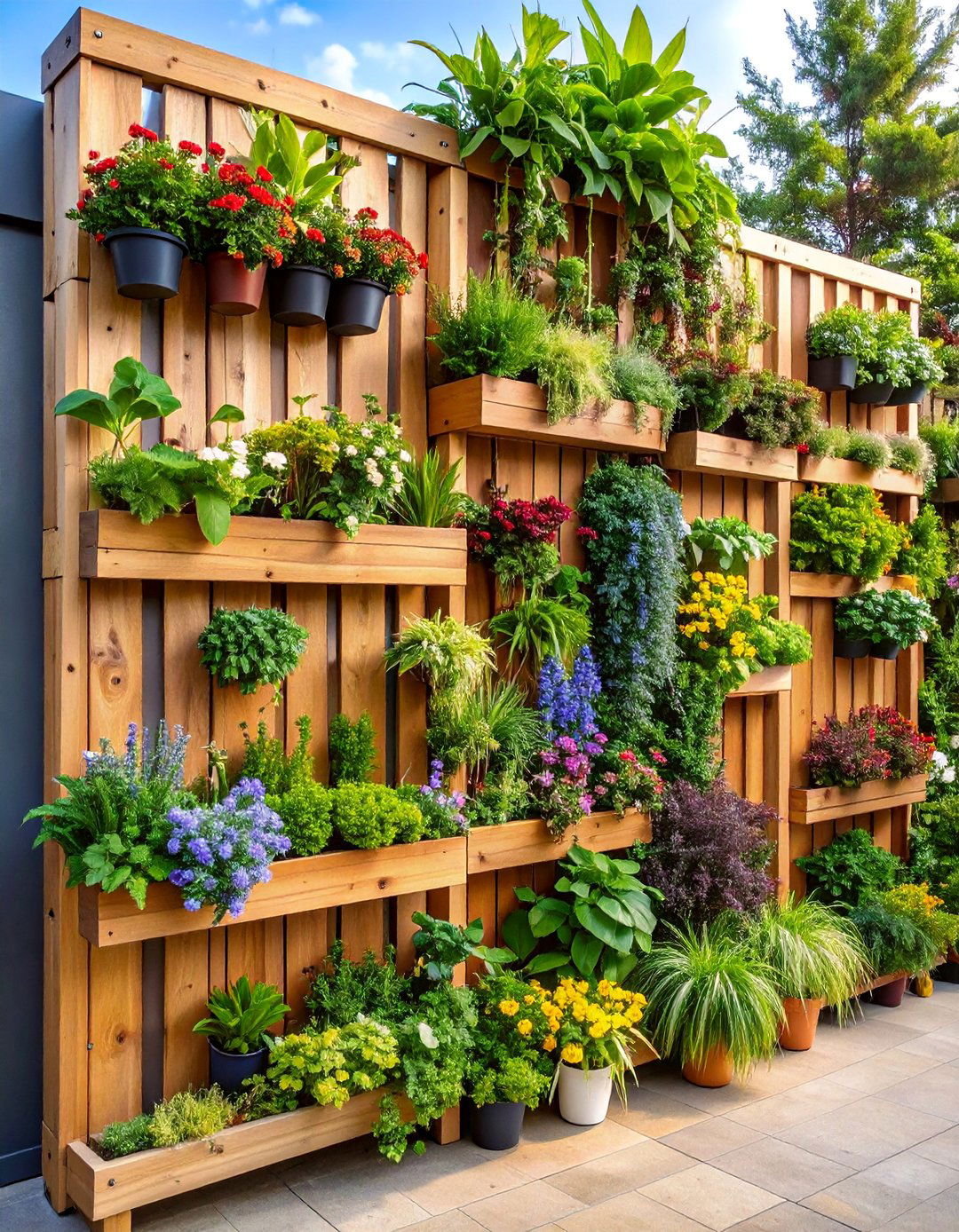 Vertical Garden Living Wall Art - 25 Garden Art Ideas