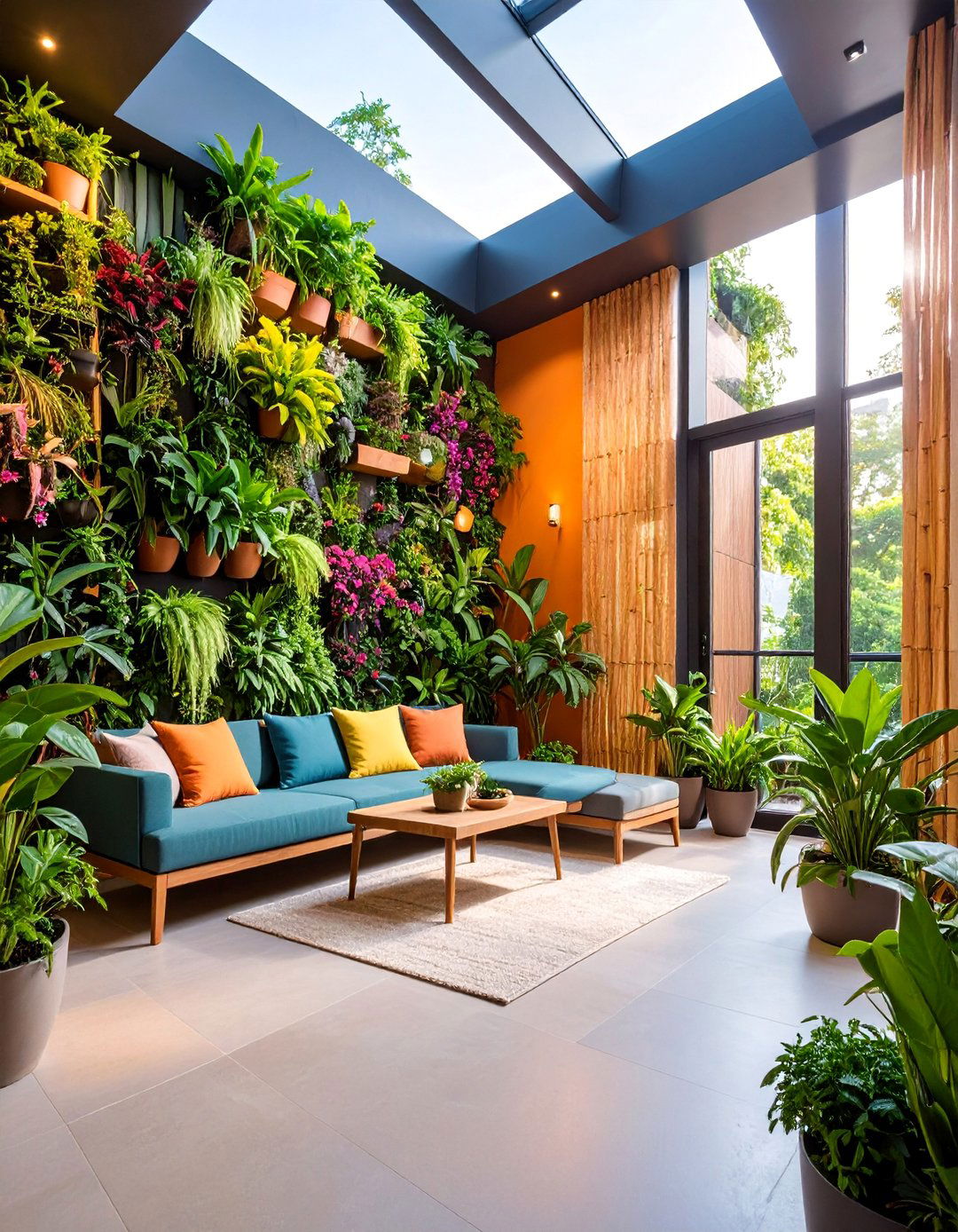 Vertical Garden Sanctuary Loft Balcony with Living Walls - 25 Loft Balcony Ideas