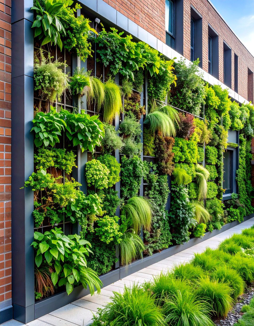 Vertical Living Wall School Garden - 25 School Garden Ideas