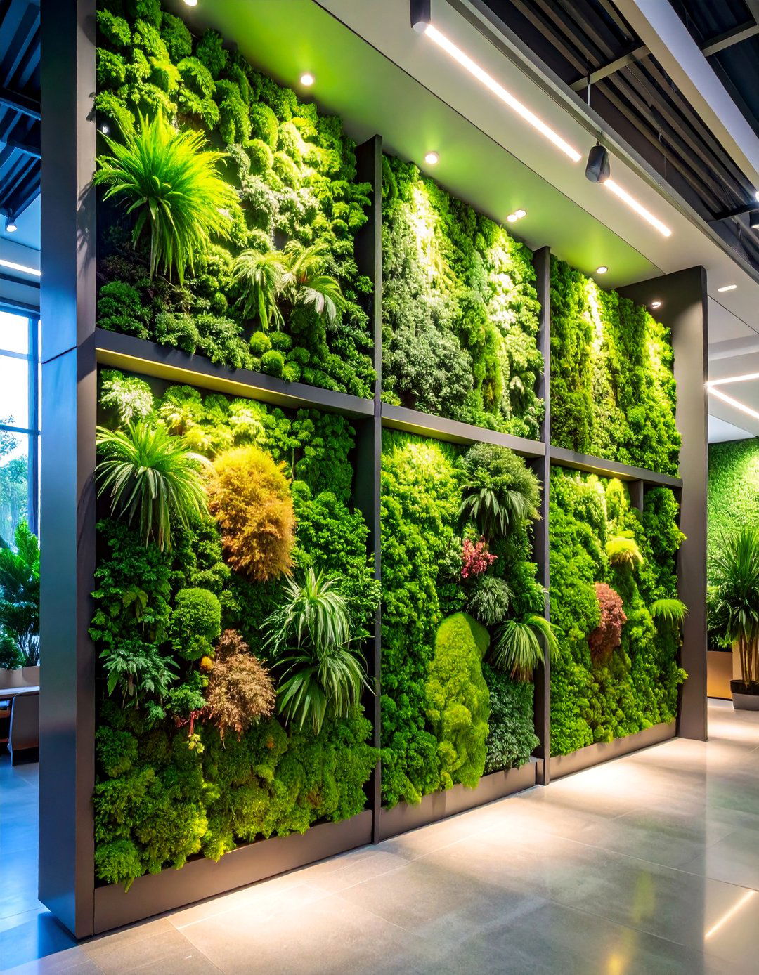 Vertical Moss Wall Garden for Indoor Spaces - 25 Moss Garden Ideas