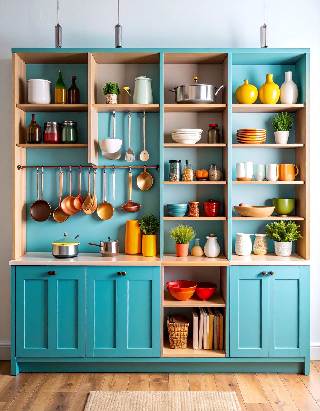 Vertical Pan Rack Organizer for Cabinets - 25 Pots and Pans Storage Ideas