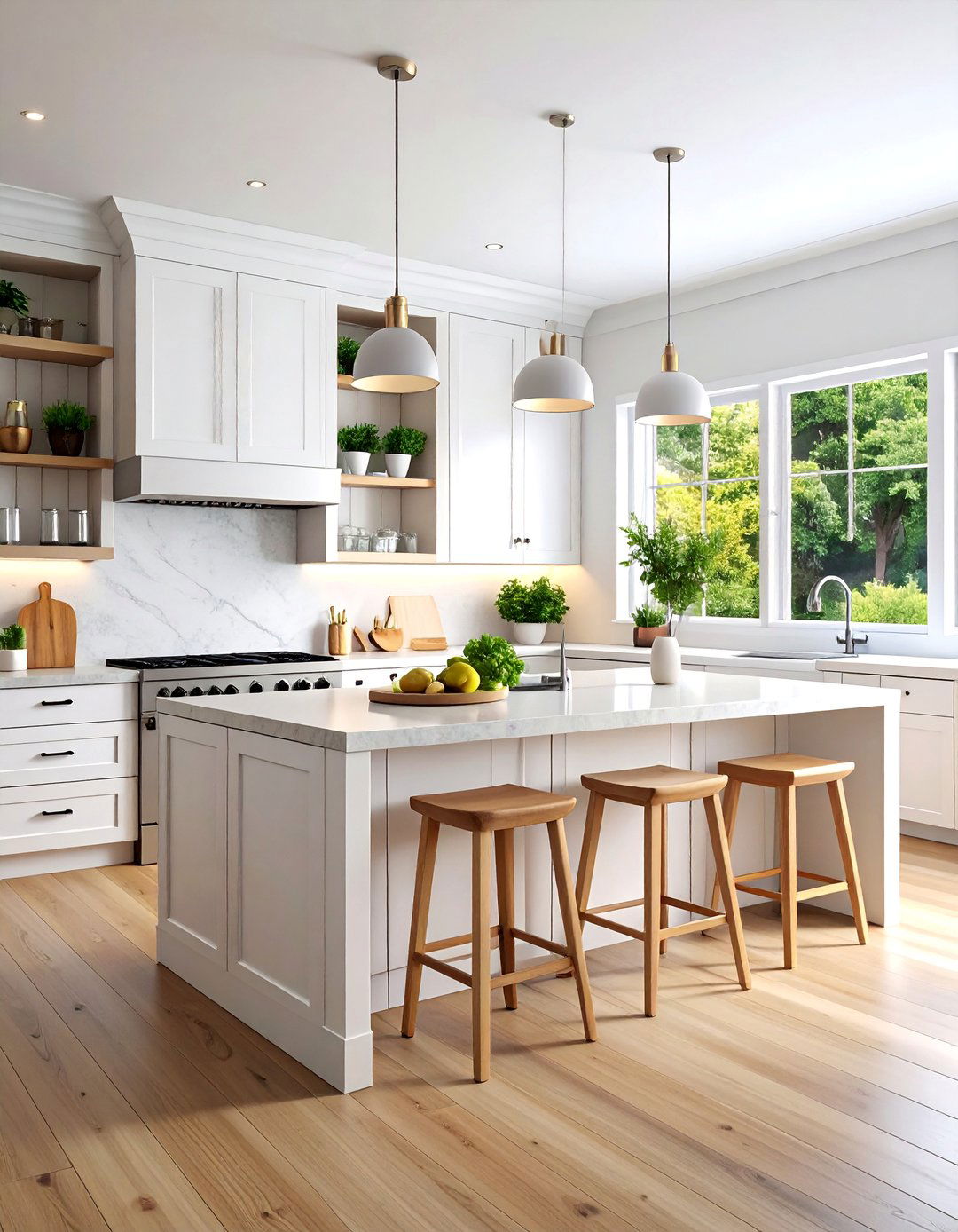 Vertical Shiplap Kitchen Island with Built in Storage - 25 Shiplap Kitchen Island Ideas