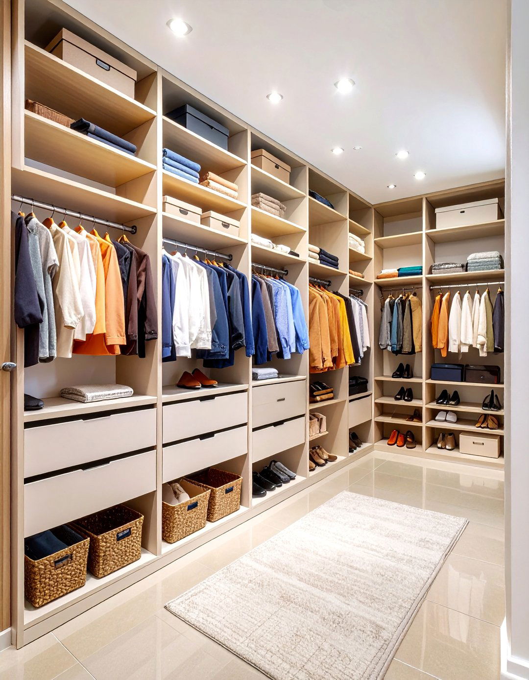 Vertical Storage Maximization Hall Closet - 25 Hall Closet Organization Ideas