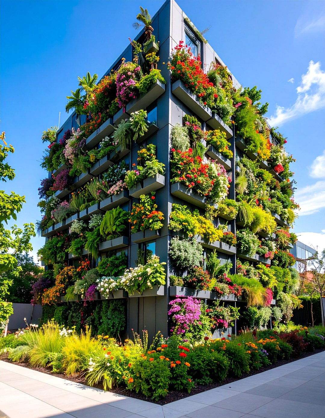 Vertical Wall Sensory Garden - 25 Sensory Garden Ideas