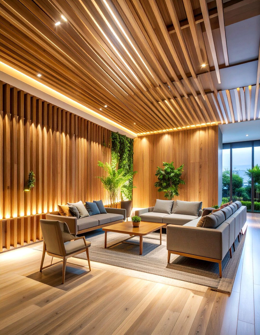 Vertical Wood Panel System - 25 Tv Accent Wall Ideas