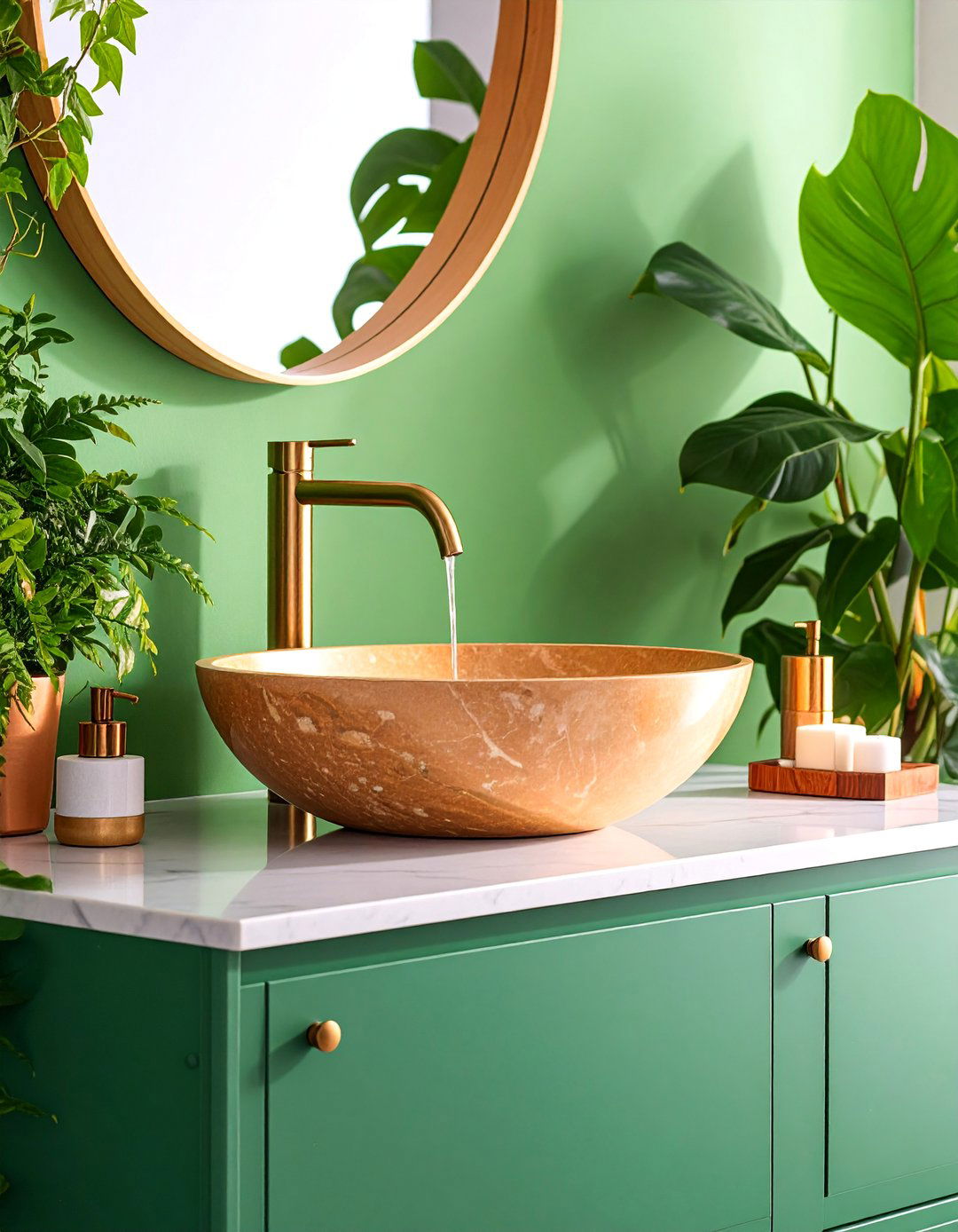 Vessel Sink Modern Centerpiece Design - 25 Modern Bathroom Ideas