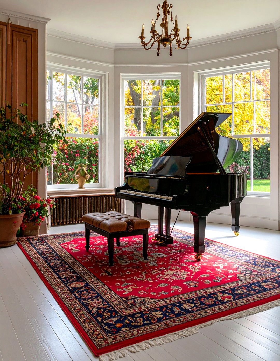 Victorian Bay Window Piano Alcove - 25 Bay Window Ideas