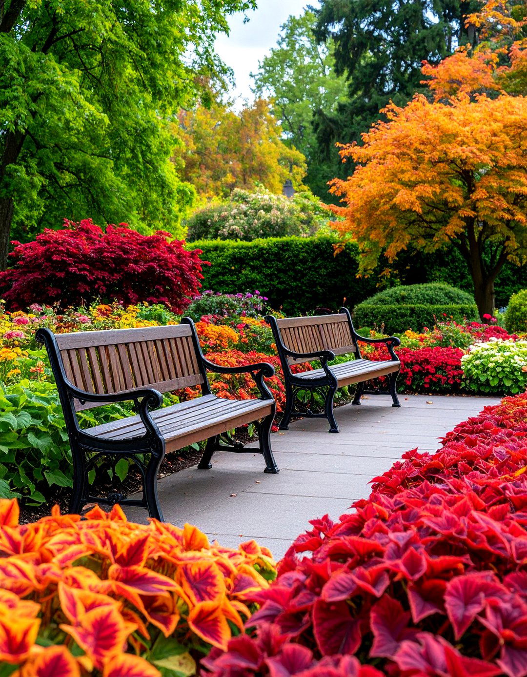 Victorian Bedding Garden with Carpet Planting Patterns - 25 Vintage Garden Ideas