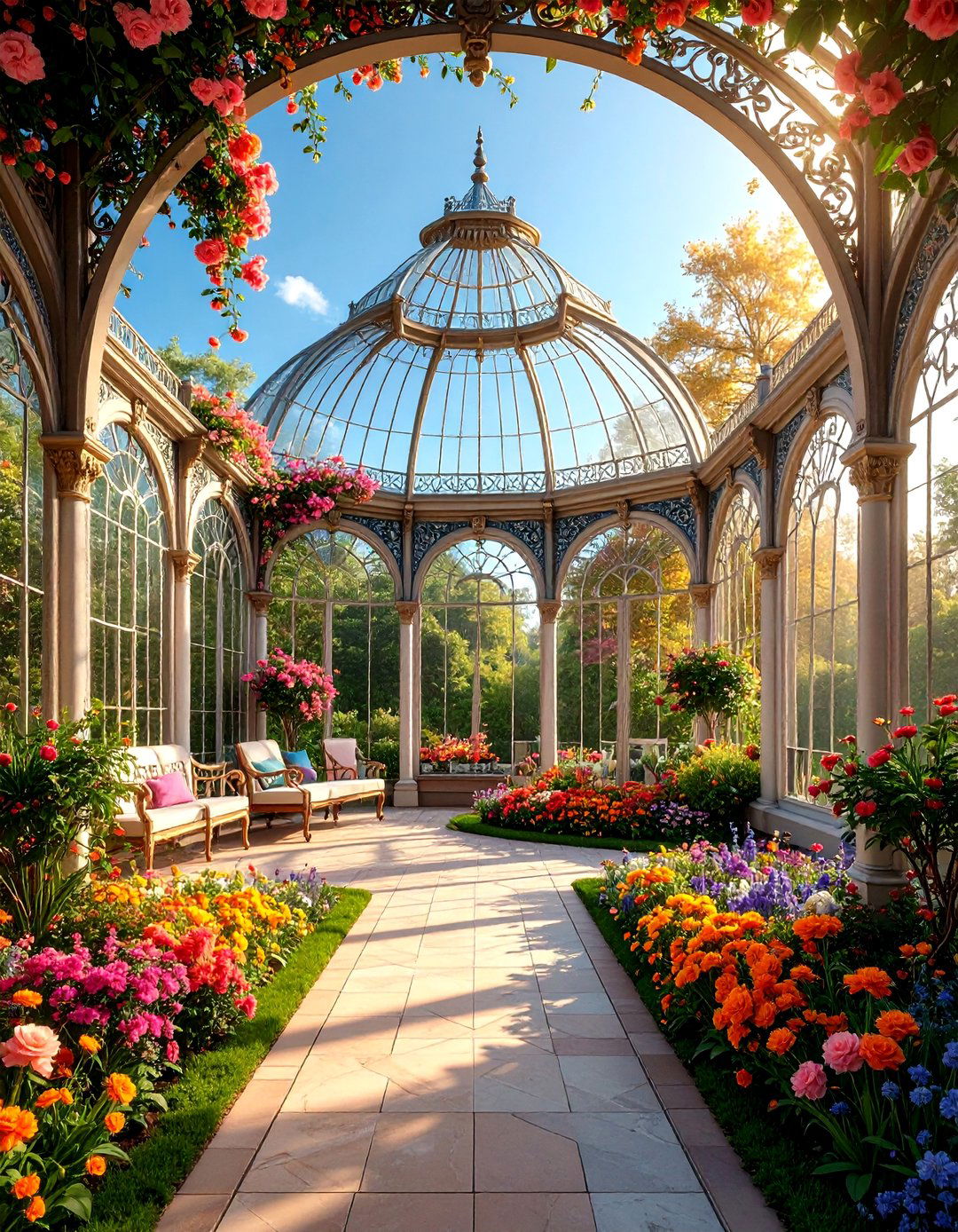 Victorian Conservatory Catio Elegance - 25 Outdoor Catio Ideas