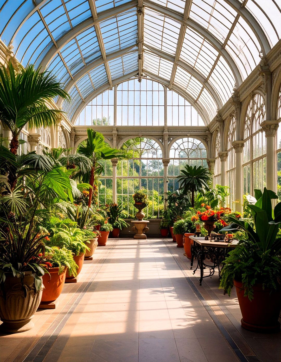 Victorian Conservatory Style Indoor Garden Room - 25 Indoor Garden Ideas
