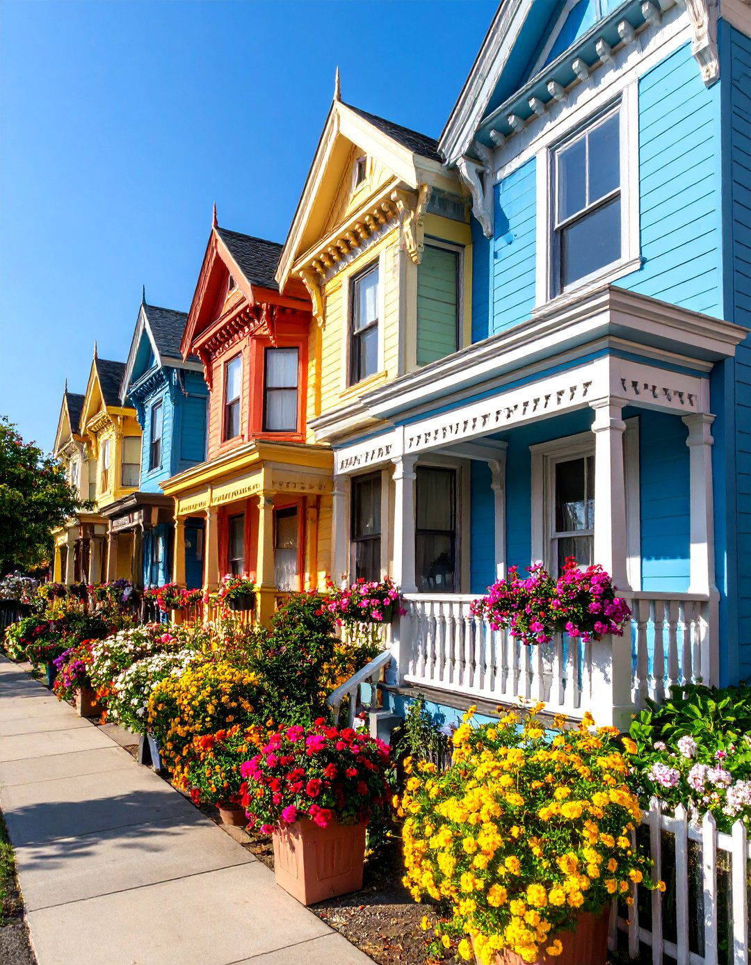 Victorian Cottage with Black Ornate Windows - 25 Houses With Black Windows