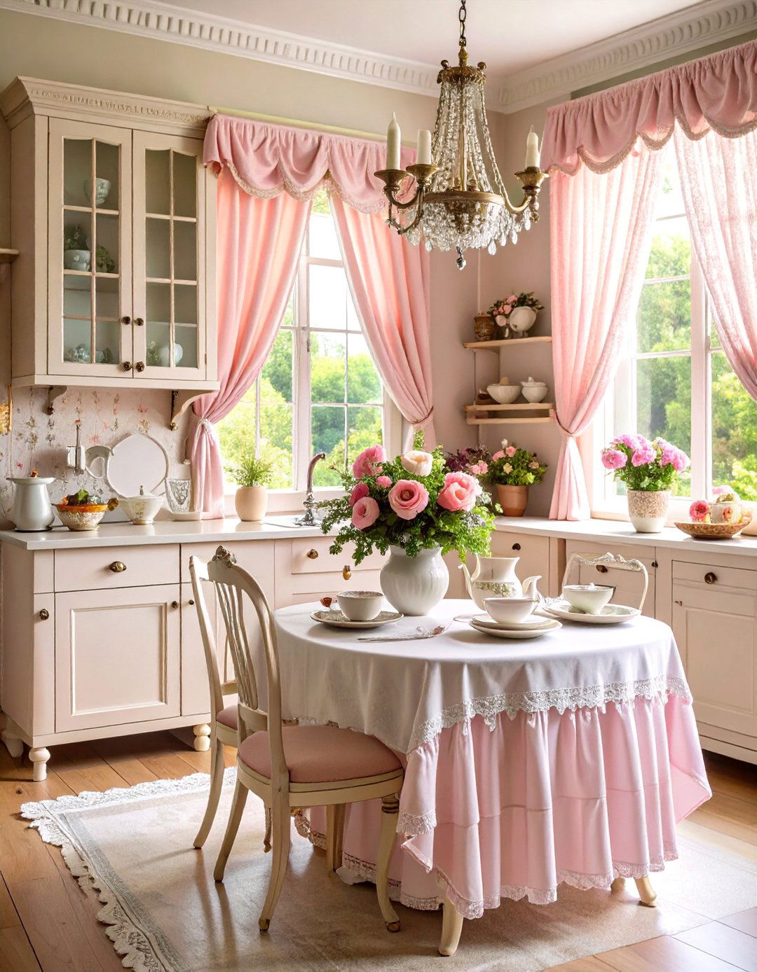 Victorian Elegant Grandmothers Kitchen - 25 Kitchen Counter Decor Ideas