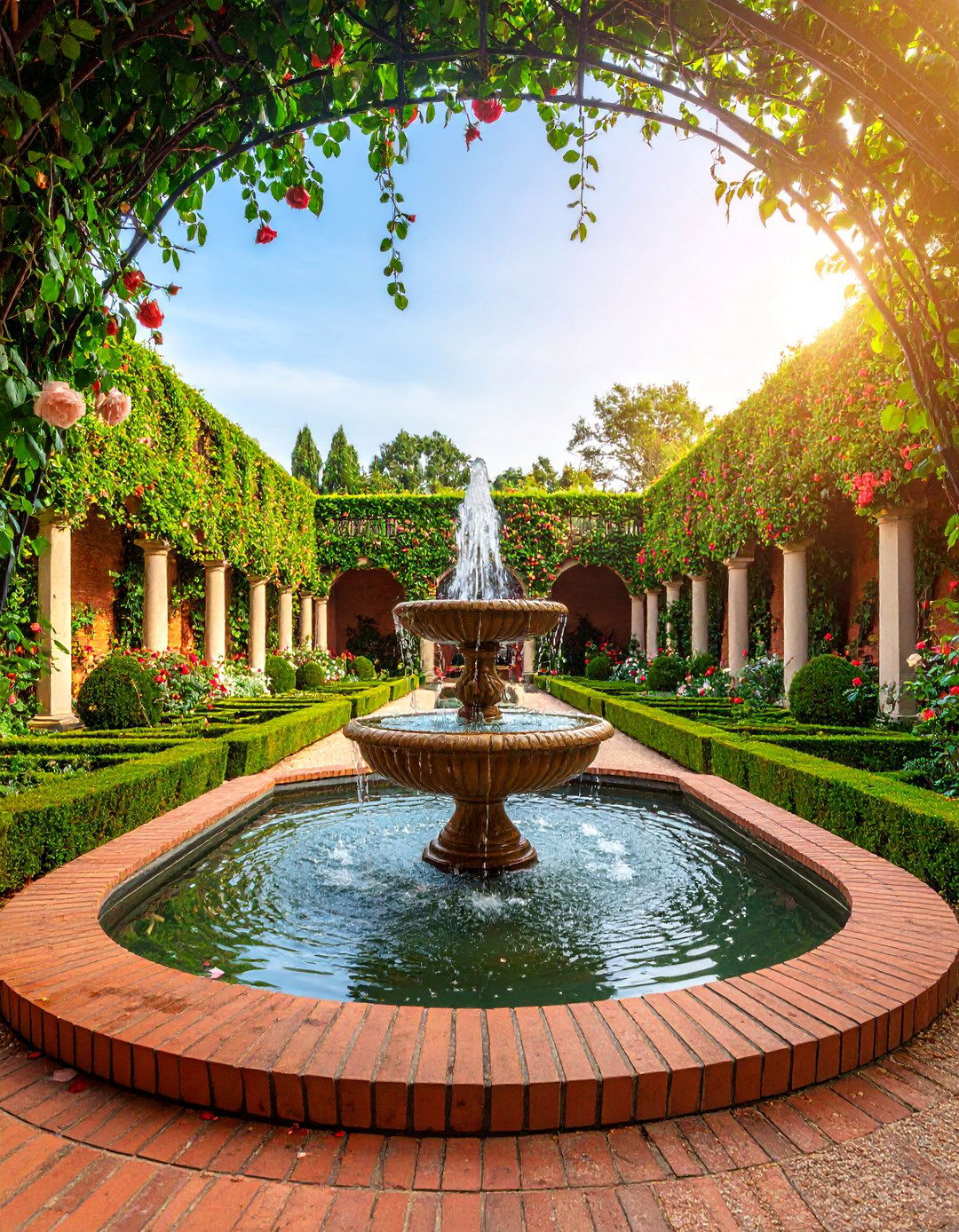 Victorian Formal Parterre - 25 Small Walled Garden Ideas